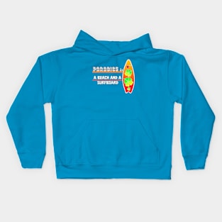 Paradise Orange Kids Hoodie